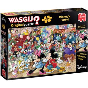Wasgij Original, Mickey's Party - Disney Themed 1000 Piece Jigsaw Puzzles for Ad Wasgij Original, Mickey's Party - Disney Themed 1000 Piece Jigsaw Puzzles for Ad