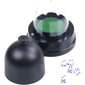 umærket Automatic Dice Roller Cup Battery Powered With 5 Dices Black umærket Automatic Dice Roller Cup Battery Powered With 5 Dices Black