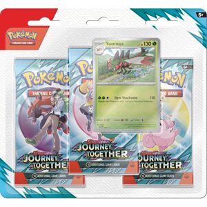 Pokémon Pokemon TCG: Scarlet & Violet - Journey Together Three-Booster Blister - Yanmega Pokémon Pokemon TCG: Scarlet & Violet - Journey Together Three-Booster Blister - Yanmega