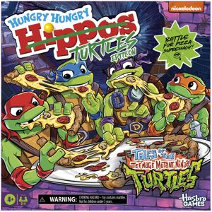 Hasbro Hungry Hungry Hippos: Teenage Mutant Ninja Turtles Edition Game Ages 4 and Up Hasbro Hungry Hungry Hippos: Teenage Mutant Ninja Turtles Edition Game Ages 4 and Up