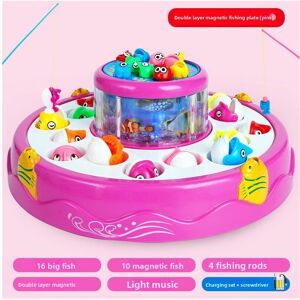 Unbranded (Pink) Fishing Magnetic Puzzle Toy Children Sound Effects Rechargeable Gift Earl Unbranded (Pink) Fishing Magnetic Puzzle Toy Children Sound Effects Rechargeable Gift Earl