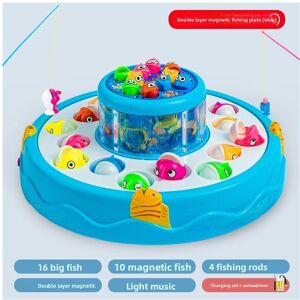 Unbranded (Blue) Fishing Magnetic Puzzle Toy Children Sound Effects Rechargeable Gift Earl Unbranded (Blue) Fishing Magnetic Puzzle Toy Children Sound Effects Rechargeable Gift Earl