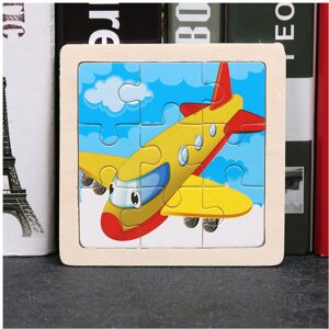 Unbranded (Airplane) Wooden Childrens Flat Puzzle With Airplane Giraffe Panda Whale Print Unbranded (Airplane) Wooden Childrens Flat Puzzle With Airplane Giraffe Panda Whale Print