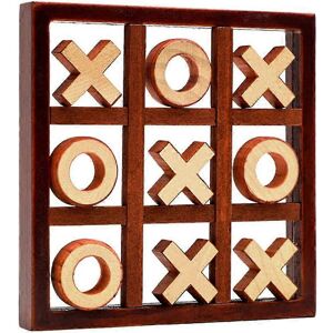Unbranded (As show, One size) Wooden Tic Tac Toe Game Travel Game Tic Bug Toe Board Game E Unbranded (As show, One size) Wooden Tic Tac Toe Game Travel Game Tic Bug Toe Board Game E
