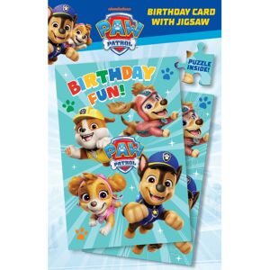Paw Patrol Jigsaw Puzzle Birthday Card Paw Patrol Jigsaw Puzzle Birthday Card