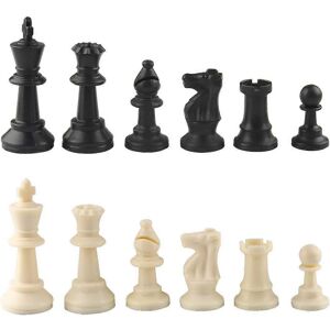 Unbranded (As show, One size) 32 Chess Pieces Only Chess Pieces XQZ-03 (Plastic-75mm) Unbranded (As show, One size) 32 Chess Pieces Only Chess Pieces XQZ-03 (Plastic-75mm)