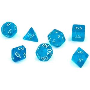Unbranded (As show, One size) 7 polyhedral dice for roleplaying and tabletop games in tran Unbranded (As show, One size) 7 polyhedral dice for roleplaying and tabletop games in tran