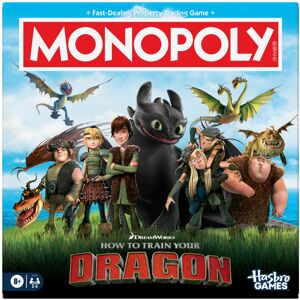 Hasbro Monopoly DreamWorks How to Train Your Dragon Edition Board Game Ages 8+ 2 to Hasbro Monopoly DreamWorks How to Train Your Dragon Edition Board Game Ages 8+ 2 to