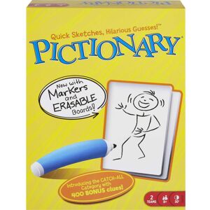 Mattel Games Pictionary Family Board Game for Kids Adults and Game Night for 2 Mattel Games Pictionary Family Board Game for Kids Adults and Game Night for 2