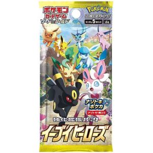 Pokémon Pokemon Japanese Card Game Eevee Heroes S6a Booster Pack (5 Cards Per Pack) - 1 Pokémon Pokemon Japanese Card Game Eevee Heroes S6a Booster Pack (5 Cards Per Pack) - 1