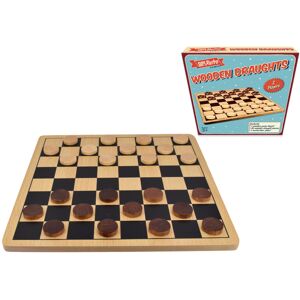 Kandy Toys "Retro" Wooden Board Draughts - Colour Box Kandy Toys "Retro" Wooden Board Draughts - Colour Box