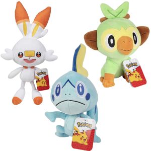 Pokémon Pokemon 8"""" Grookey Sobble & Scorbunny Value Pack 3-Plush - Officially Licen Pokémon Pokemon 8"""" Grookey Sobble & Scorbunny Value Pack 3-Plush - Officially Licen