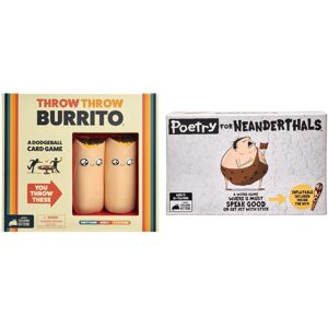 Exploding Kittens Throw Throw Burrito Card Games & Poetry for Neanderthals Card Exploding Kittens Throw Throw Burrito Card Games & Poetry for Neanderthals Card