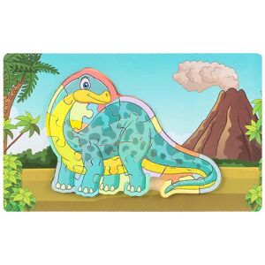 Unbranded (B dinosaur puzzle, One size) Wooden Dinosaur Puzzle Cognition Tangram 3D Cuttin Unbranded (B dinosaur puzzle, One size) Wooden Dinosaur Puzzle Cognition Tangram 3D Cuttin