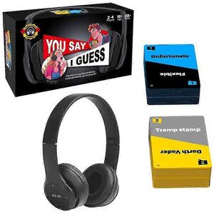 Unbranded You Say I Guess Game, Uncensored Lip Reading Party Card Games For Adults, Fun Ti Unbranded You Say I Guess Game, Uncensored Lip Reading Party Card Games For Adults, Fun Ti