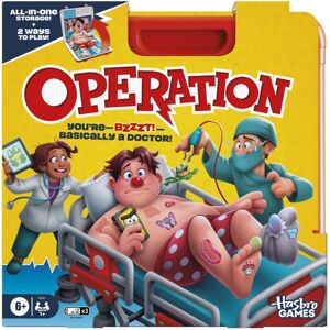 Hasbro Operation Electronic Board Game with All-in-One Carrying Case - English Version Hasbro Operation Electronic Board Game with All-in-One Carrying Case - English Version