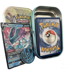 Pokémon PoK?MoN Mini Tin Bundle - 50 Assorted Cards, 1 Random Ultra Rare & Game Coin Pokémon PoK?MoN Mini Tin Bundle - 50 Assorted Cards, 1 Random Ultra Rare & Game Coin