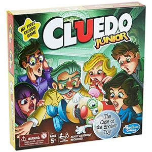 Hasbro Gaming Clue Junior Board Game for Kids Ages 5 and Up, Case of the Broken Hasbro Gaming Clue Junior Board Game for Kids Ages 5 and Up, Case of the Broken