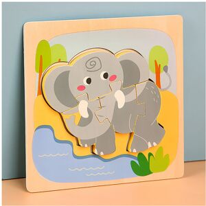 Unbranded (Elephant) Wooden Puzzle 3d For Giraffe Airplane Animal Shapes Play Parentchild Unbranded (Elephant) Wooden Puzzle 3d For Giraffe Airplane Animal Shapes Play Parentchild