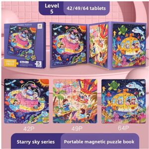 Unbranded (Starry Series) Foldable Magnetic Kids Puzzle Book With Animal Traffic Scenes Fo Unbranded (Starry Series) Foldable Magnetic Kids Puzzle Book With Animal Traffic Scenes Fo