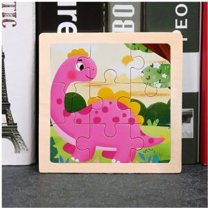 Unbranded (Double Crown) Wooden Flat Childrens Puzzle With Airplane Giraffe Panda Dinosaur Unbranded (Double Crown) Wooden Flat Childrens Puzzle With Airplane Giraffe Panda Dinosaur