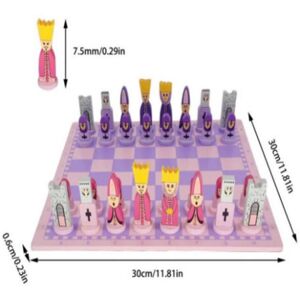 Unbranded Educational Childrens Toy Chess Wooden Folding Highend Childrens Chess Gift Unbranded Educational Childrens Toy Chess Wooden Folding Highend Childrens Chess Gift
