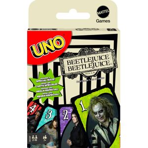 WWE Mattel Games UNO Beetlejuice Card Game for Kids Adults & Family with Deck & Spe WWE Mattel Games UNO Beetlejuice Card Game for Kids Adults & Family with Deck & Spe