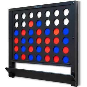 GoSports Wall Mounted Giant 4 in a Row - Jumbo Four in a Row with Coins - Choose GoSports Wall Mounted Giant 4 in a Row - Jumbo Four in a Row with Coins - Choose