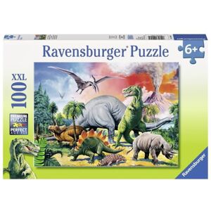 Ravensburger 100 piece XXL puzzle - Among the dinosaurs - Mixed 6+ years - Jigsa Ravensburger 100 piece XXL puzzle - Among the dinosaurs - Mixed 6+ years - Jigsa