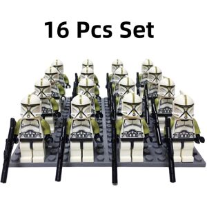Unbranded (Green) Wars Star Clone Troopers Minifigures Building Block Toy Set Kids Basepla Unbranded (Green) Wars Star Clone Troopers Minifigures Building Block Toy Set Kids Basepla