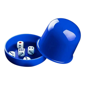 Unbranded Plastic Poker Dice Cup Set with 5 Dices Shaking Cup Blue Unbranded Plastic Poker Dice Cup Set with 5 Dices Shaking Cup Blue