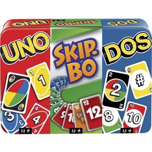 Mattel Games Set of 3 Games with UNO Skip-Bo & DOS Travel Games for Kids & Famil Mattel Games Set of 3 Games with UNO Skip-Bo & DOS Travel Games for Kids & Famil