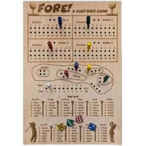 Unbranded Golf Dice Board Game Family Golfs Dice for Travel Family Interactive Unbranded Golf Dice Board Game Family Golfs Dice for Travel Family Interactive