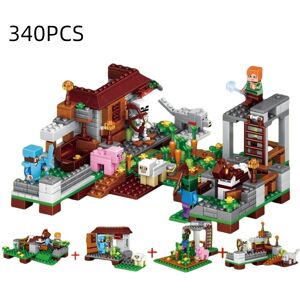 Unbranded (340PCS) Minecraft Block Building Toy Set Village Diy Puzzle Toy Abs Gift Educat Unbranded (340PCS) Minecraft Block Building Toy Set Village Diy Puzzle Toy Abs Gift Educat