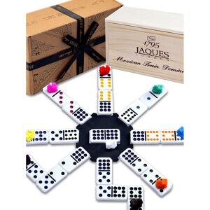 Jaques of London Mexican Train Dominoes Game Family Dominoes Set for Children Jaques of London Mexican Train Dominoes Game Family Dominoes Set for Children