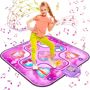 Unbranded Dance Mat Toys For 3-12 Years Old Girls Birthday Gifts, Musical Dance Mat For Ki Unbranded Dance Mat Toys For 3-12 Years Old Girls Birthday Gifts, Musical Dance Mat For Ki