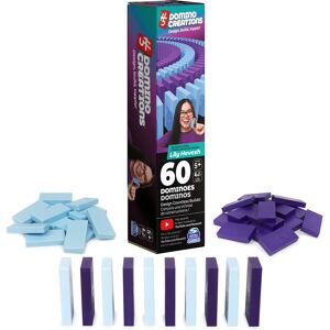 Spin Master Games H5 Domino Creations 60-Piece Blue/Purple Set by Domino Artist Spin Master Games H5 Domino Creations 60-Piece Blue/Purple Set by Domino Artist