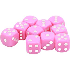Unbranded 30PCS Pink 16MM Plastic Dice Set for Board & Math Games Unbranded 30PCS Pink 16MM Plastic Dice Set for Board & Math Games