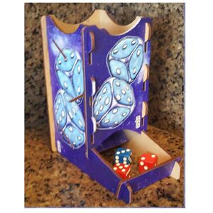 Asmodee Dice Tower, Knockdown, Cosmic (Put together/Take apart Dice Tower) Asmodee Dice Tower, Knockdown, Cosmic (Put together/Take apart Dice Tower)