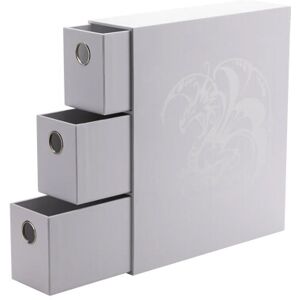 Asmodee Dragon Shield - Fortress Card Drawers - White Asmodee Dragon Shield - Fortress Card Drawers - White