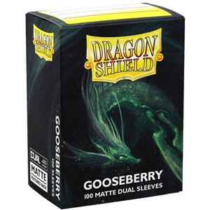 Asmodee Dragon Shield - Matte Dual Pastel Standard Size Sleeves 100pk - Gooseberry Asmodee Dragon Shield - Matte Dual Pastel Standard Size Sleeves 100pk - Gooseberry