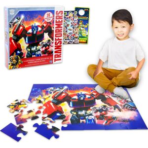 Hasbro Floor Puzzle for Kids Set - Bundle with 36 Piece Optimus Prime Floo Hasbro Floor Puzzle for Kids Set - Bundle with 36 Piece Optimus Prime Floo
