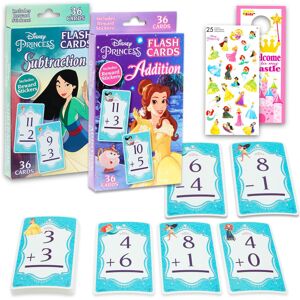 Disney Princess Math Games Set - Bundle with Addition and Subtraction Flash Card Disney Princess Math Games Set - Bundle with Addition and Subtraction Flash Card