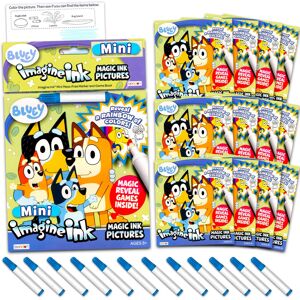 Disney Bluey Imagine Ink Coloring Book Set for Kids - 12 Pack No-Mess Magic Ink Disney Bluey Imagine Ink Coloring Book Set for Kids - 12 Pack No-Mess Magic Ink