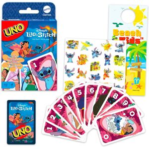 Stitch UNO Card Game Set - Bundle with Disney UNO Deck for Kids Plus Stickers Mo Stitch UNO Card Game Set - Bundle with Disney UNO Deck for Kids Plus Stickers Mo