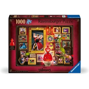 Ravensburger Disney Villainous:Queen of Hearts and Figurine 1000 Piece Jigsaw Pu Ravensburger Disney Villainous:Queen of Hearts and Figurine 1000 Piece Jigsaw Pu