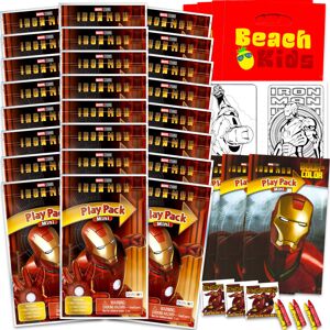 Marvel Iron Man Mini Party Favors Set for Kids - Bundle with 24 Mini Iron Man Gr Marvel Iron Man Mini Party Favors Set for Kids - Bundle with 24 Mini Iron Man Gr