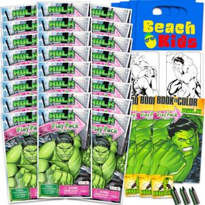 Marvel Incredible Hulk Mini Party Favors Set for Kids - Bundle with 24 Mini Incr Marvel Incredible Hulk Mini Party Favors Set for Kids - Bundle with 24 Mini Incr
