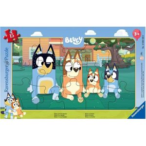 Ravensburger Puzzle Frame 15 pieces: Bluey and her family Ravensburger Puzzle Frame 15 pieces: Bluey and her family