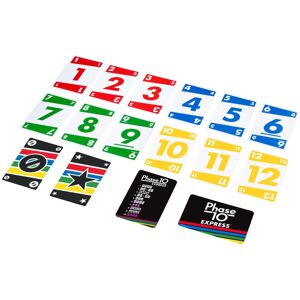 Mattel Phase 10 Express Card Game, Fast Play, 2-3 Players Mattel Phase 10 Express Card Game, Fast Play, 2-3 Players